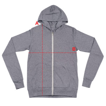 unisex lightweight zip hoodie